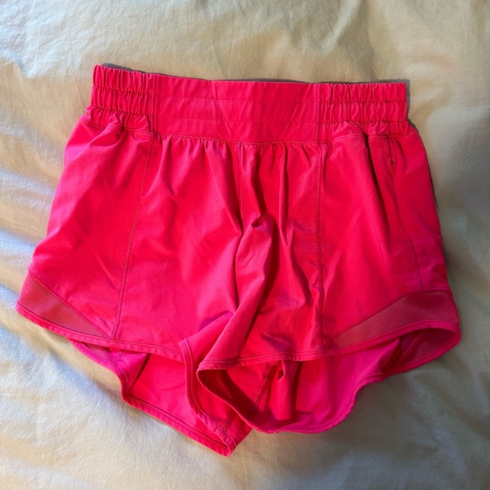 Lululemon Hot Pink hotty hot Shorts